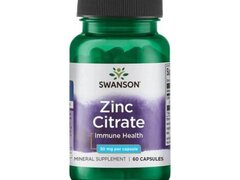 Zinc Citrate 30mg 60 Capsule, Swanson