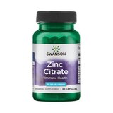 Zinc Citrate 30mg 60 Capsule, Swanson